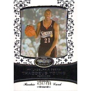 2007-08 Topps Echelon #67 Thaddeus Young RC