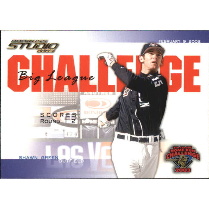 2003 Studio Big League Challenge Proofs #BLC39 Shawn Green 02