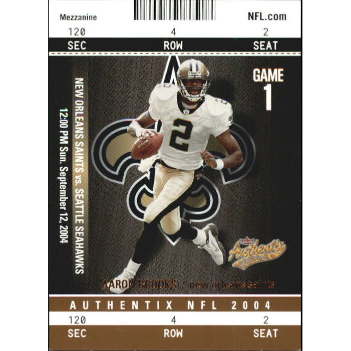 2004 Fleer Authentix Mezzanine Bronze #28 Aaron Brooks