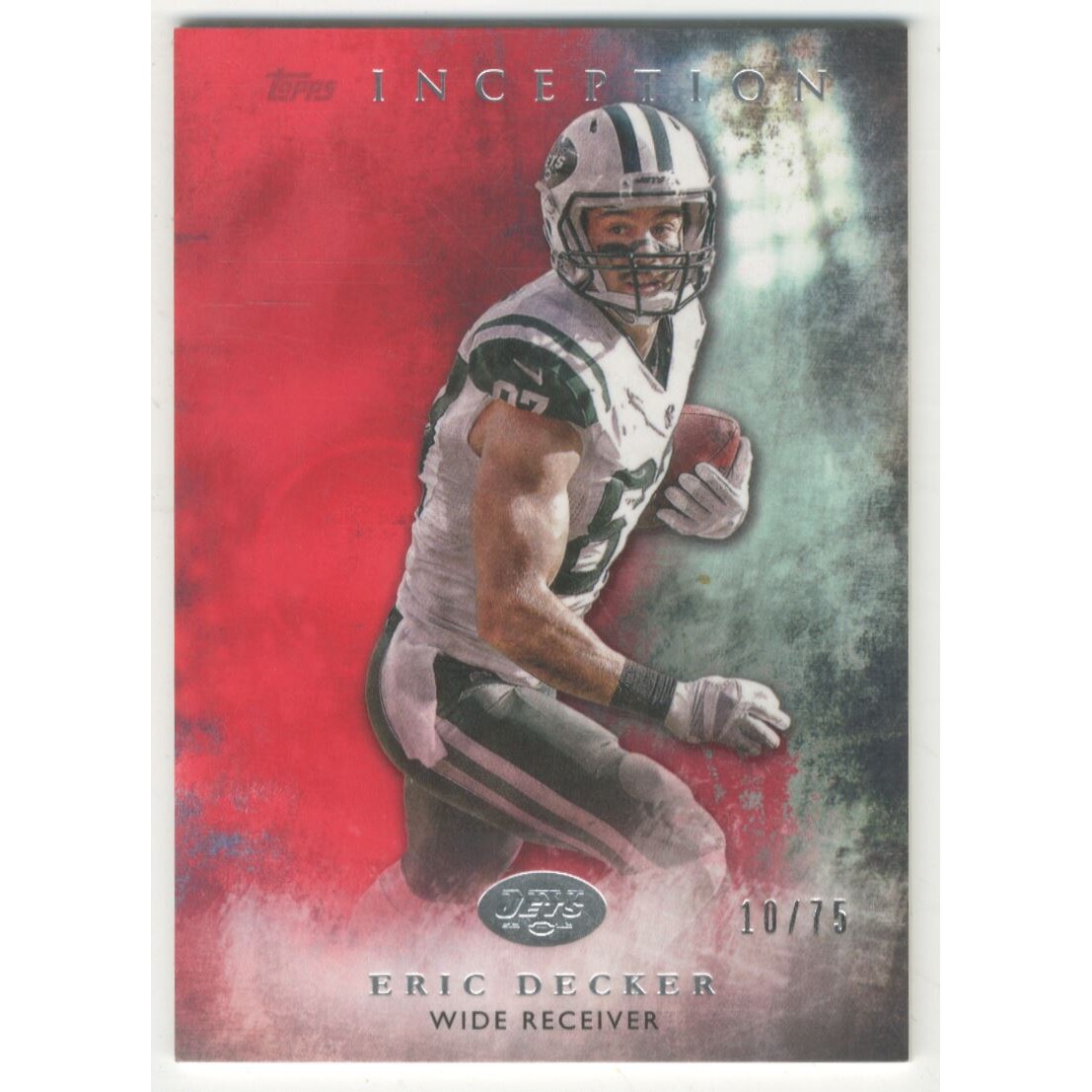 2015 Topps Inception Red #10 Eric Decker. rookie card picture