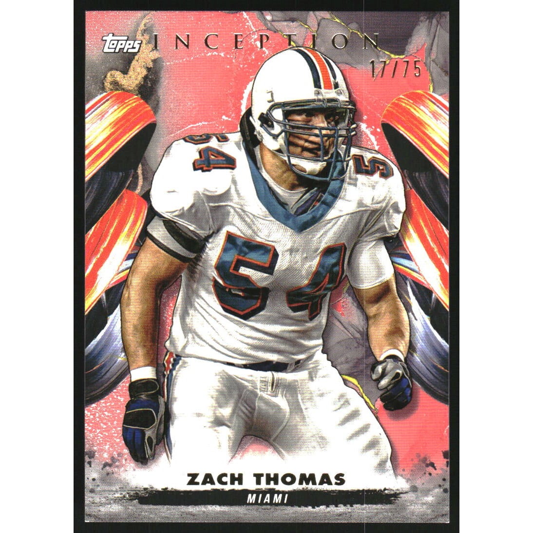 2024 Topps Inception Red #86 Zach Thomas. rookie card picture