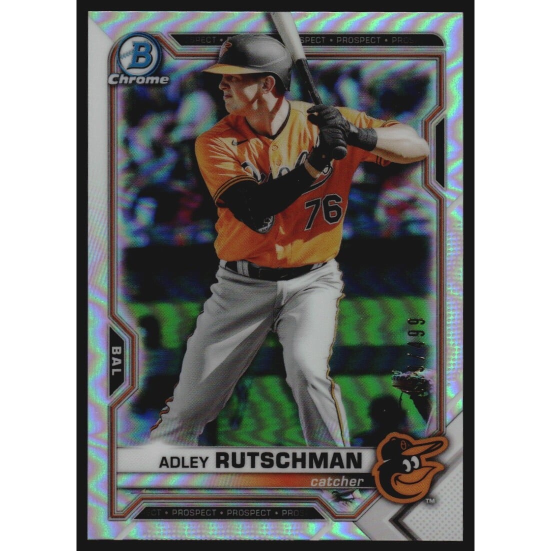 2021 Bowman Chrome Prospects Refractors #BCP241 Adley Rutschman