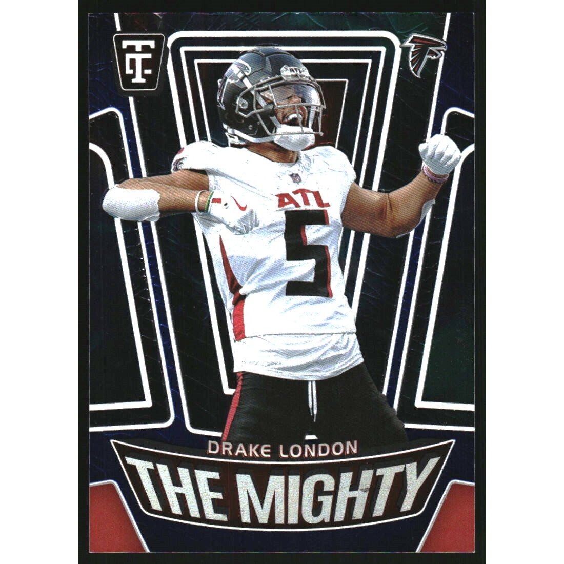 2024 Totally Certified The Mighty Mirror Blue #5 Drake London