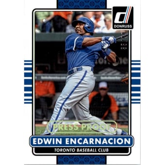 2015 Donruss Press Proofs Gold #172 Edwin Encarnacion