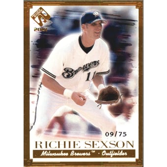 2001 Private Stock Gold Portraits #67 Richie Sexson