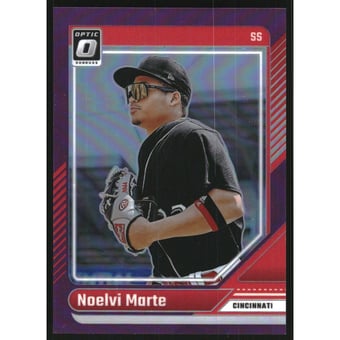 2024 Donruss Optic Purple #28 Noelvi Marte