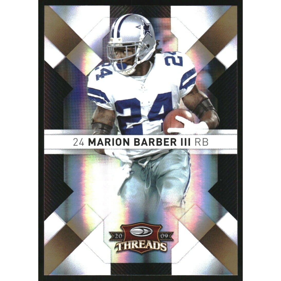 2009 Donruss Threads Gold Holofoil #26 Marion Barber