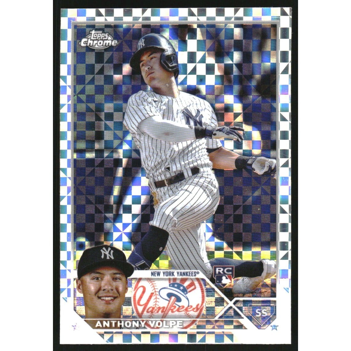 2023 Topps Chrome X-Fractors #4 Anthony Volpe
