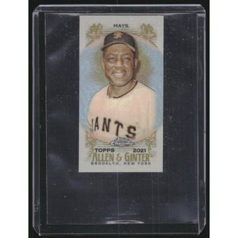 2021 Topps Allen and Ginter Chrome Mini #96 Willie Mays