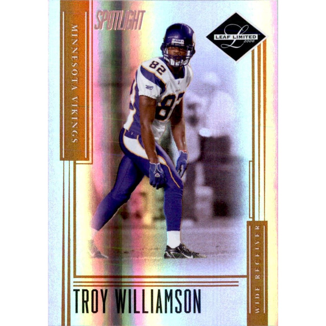 2006 Leaf Limited Bronze Spotlight #99 Troy Williamson