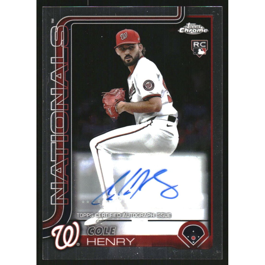 2025 Topps Chrome Update Autographs #ACCH Cole Henry