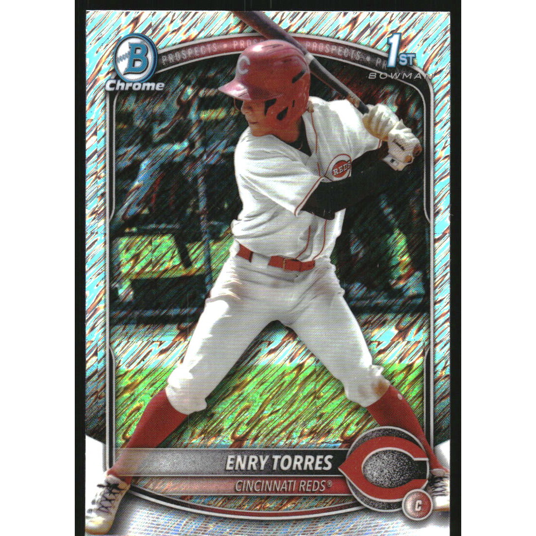 2025 Bowman Chrome Prospects Shimmer Refractors #BCP168 Enry Torres 2025 Bowman Chrome Prospects Shimmer Refractors #BCP168 Enry Torres