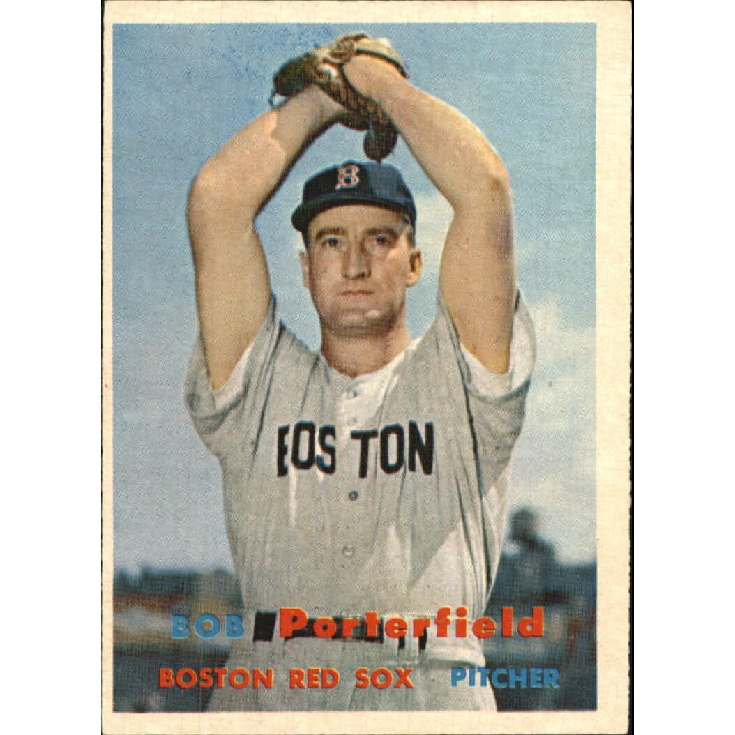 1957 Topps #118 Bob Porterfield. rookie card picture