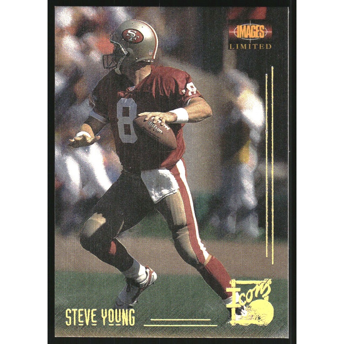 1995 Images Limited Icons #I17 Steve Young 1995 Images Limited Icons #I17 Steve Young