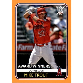 2020 Topps Big League Orange #285 Mike Trout AW
