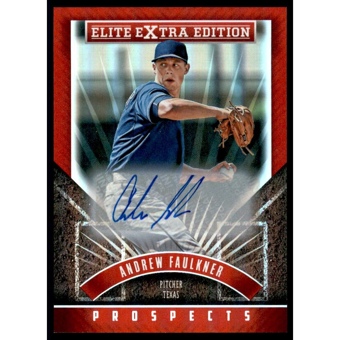 2015 Elite Extra Edition Prospect Autographs #159 Andrew Faulkner
