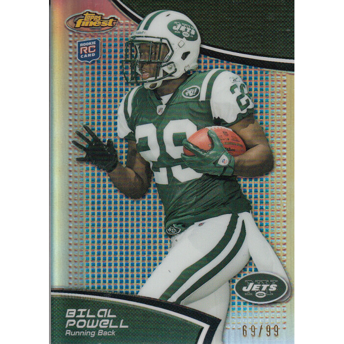 2011 Finest Blue Refractors #33 Bilal Powell