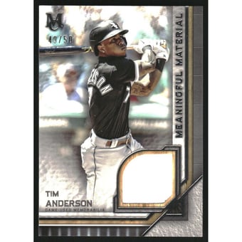2023 Topps Museum Collection Meaningful Material Relics #MMRTAN Tim Anderson