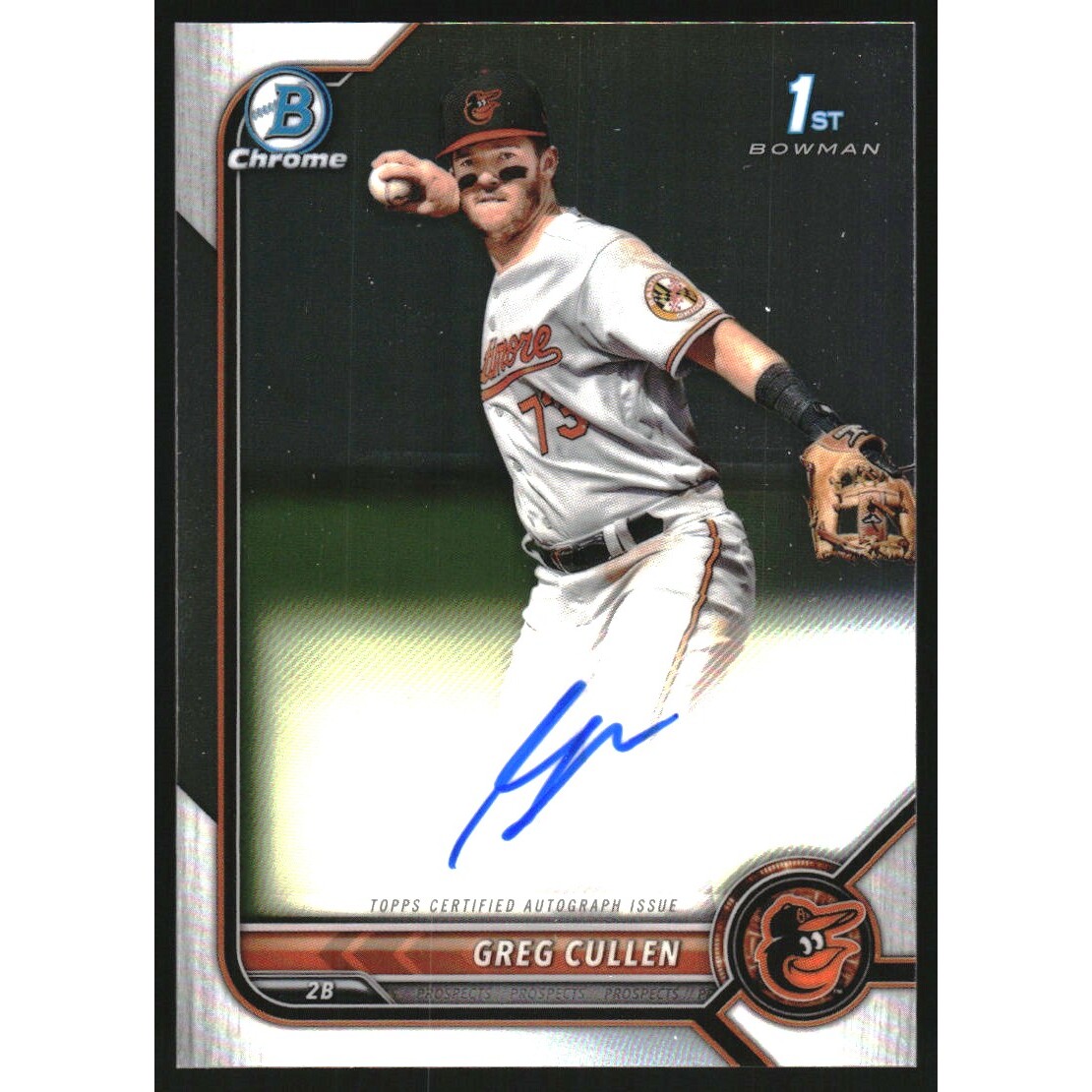 2022 Bowman Chrome Prospect Autographs #CPAGC Greg Cullen