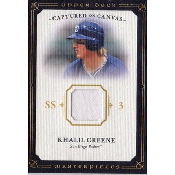 2008 UD Masterpieces Captured on Canvas #CCKG Khalil Greene