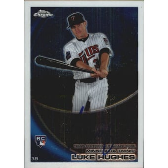 2010 Topps Chrome Rookie Autographs #187 Luke Hughes