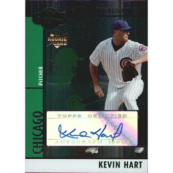 2008 Topps Co-Signers Silver Green #110 Kevin Hart AU