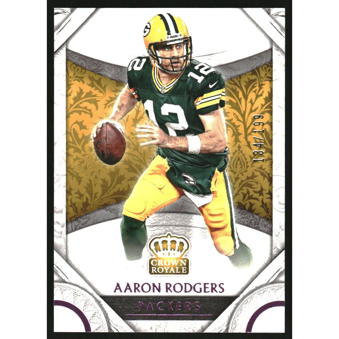2016 Crown Royale Pink #25 Aaron Rodgers 2016 Crown Royale Pink #25 Aaron Rodgers