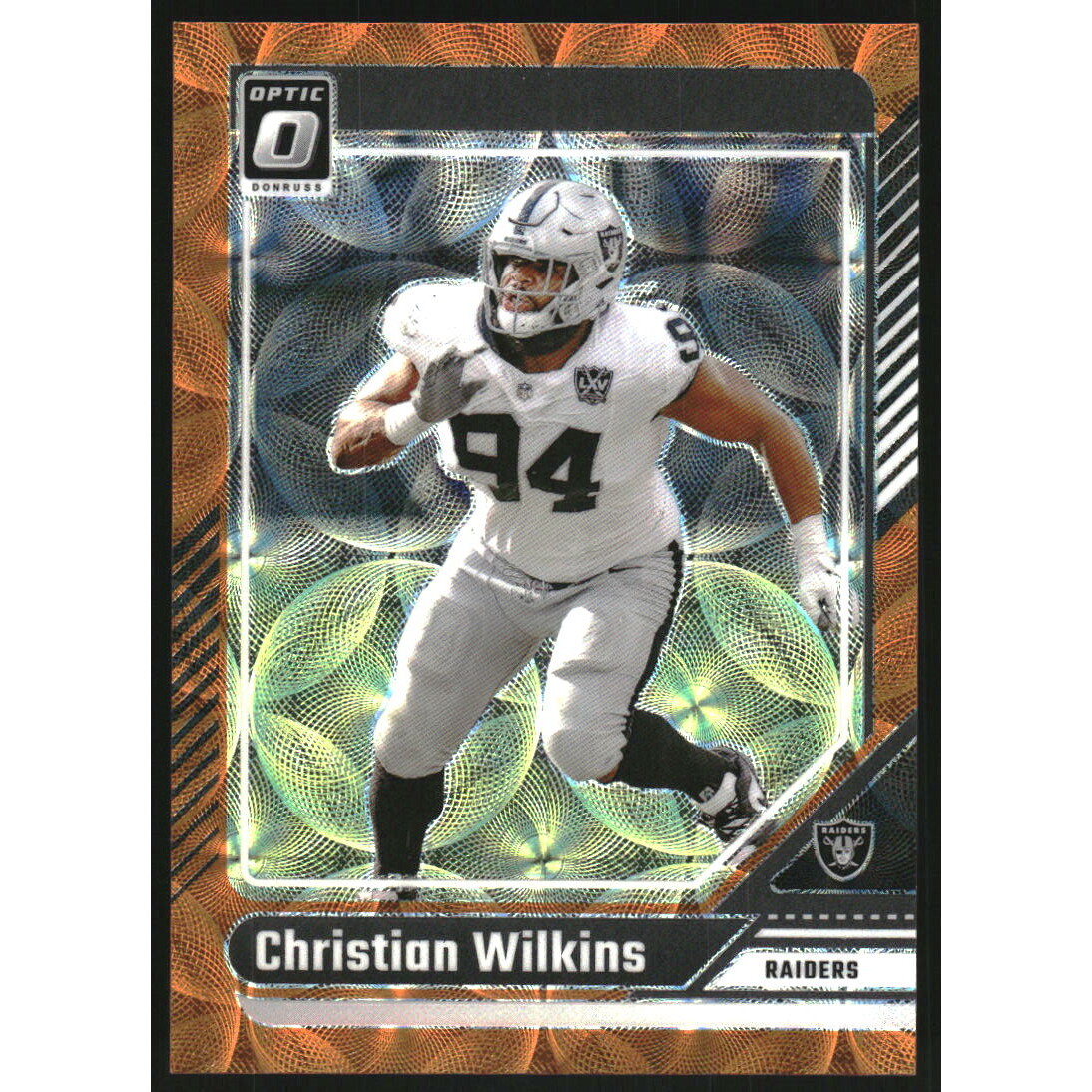 2024 Donruss Optic Orange Scope #104 Christian Wilkins