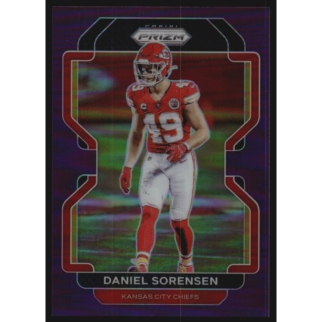 2021 Panini Prizm Prizms Purple #193 Daniel Sorensen