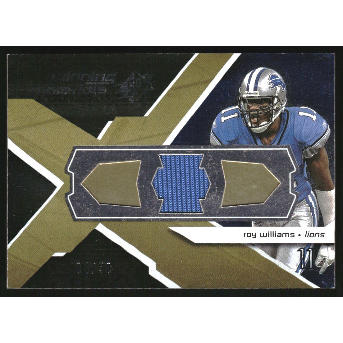 2008 SPx Winning Materials Unique Shape 50 #WMRW Roy Williams
