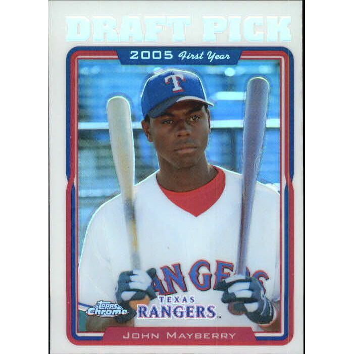2005 Topps Chrome Update Refractors #199 John Mayberry Jr. FY. rookie card picture