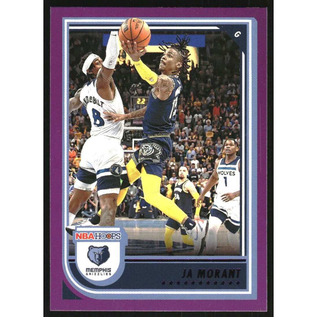 2022-23 Hoops Purple #133 Ja Morant