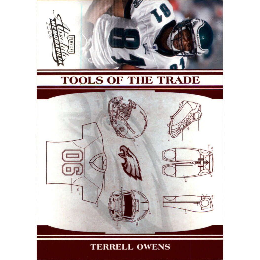 2006 Absolute Memorabilia Tools of the Trade Red #TOT132 Terrell Owens