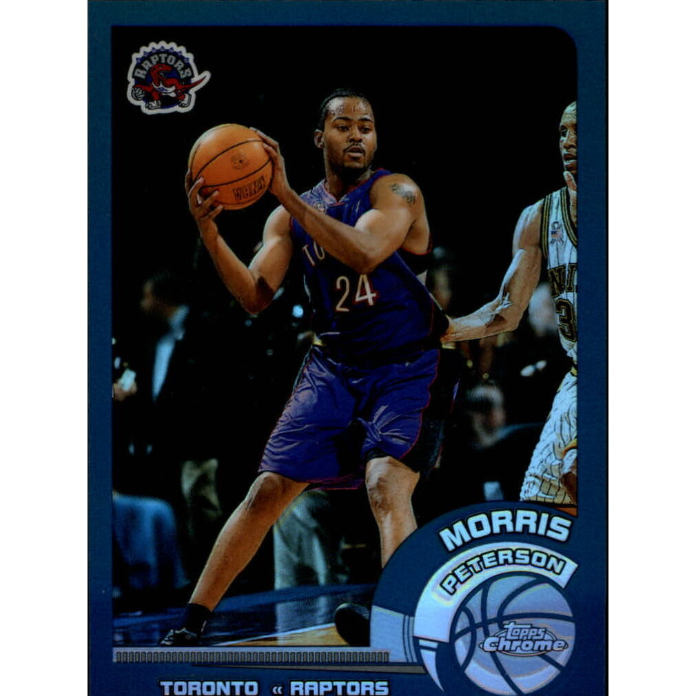 2002-03 Topps Chrome Refractors #9 Morris Peterson 2002-03 Topps Chrome Refractors #9 Morris Peterson