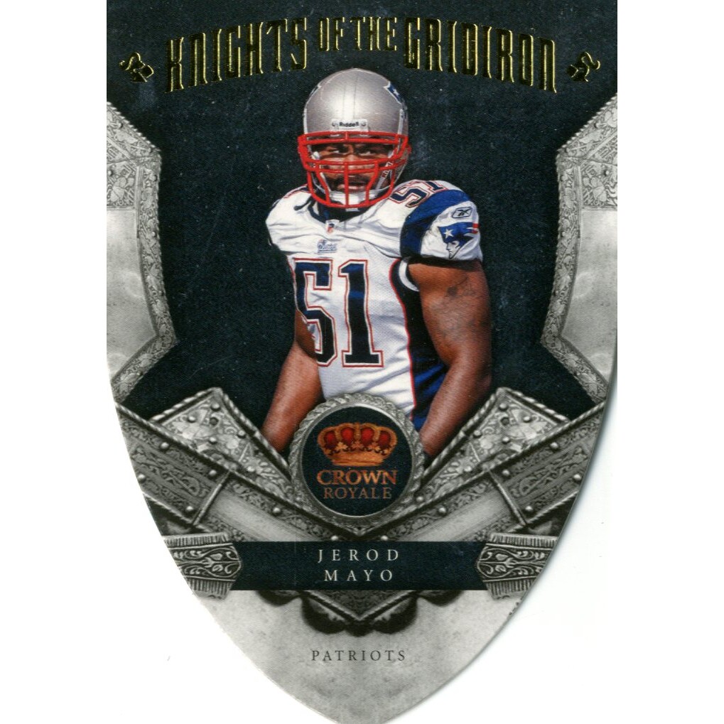 2011 Crown Royale Knights of the Gridiron Gold #4 Jerod Mayo