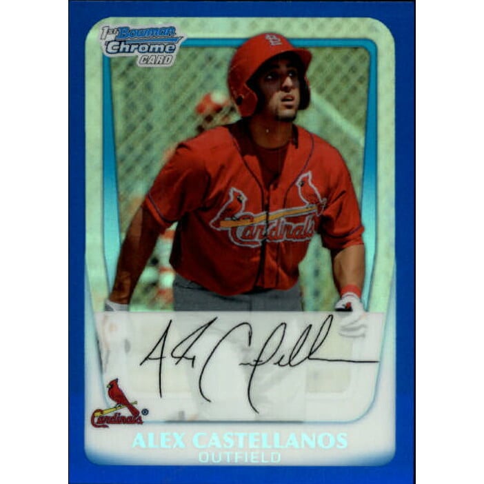 2011 Bowman Chrome Prospects Blue Refractors #BCP13 Alex Castellanos