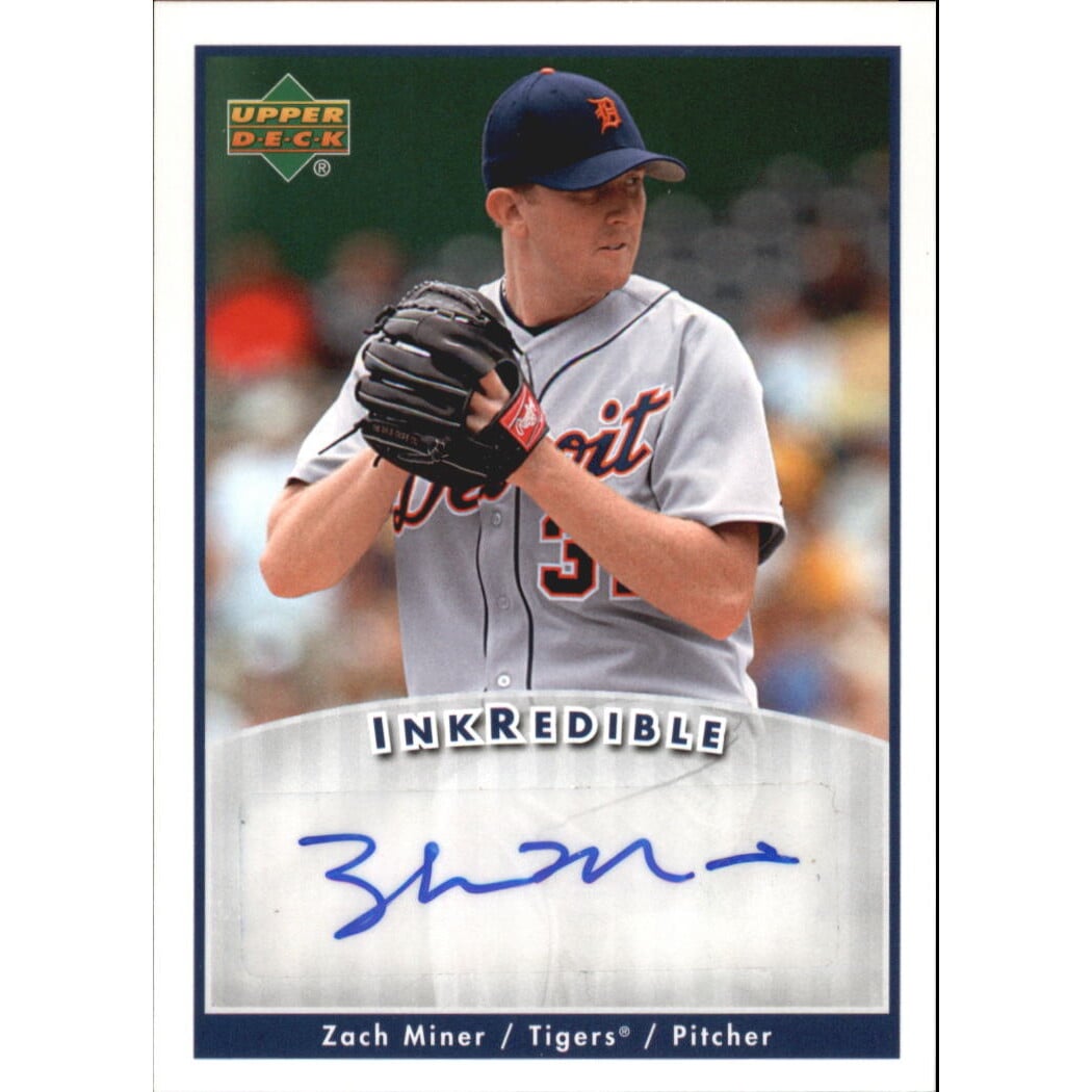 2006 Upper Deck INKredible #ZM Zach Miner UPD. rookie card picture