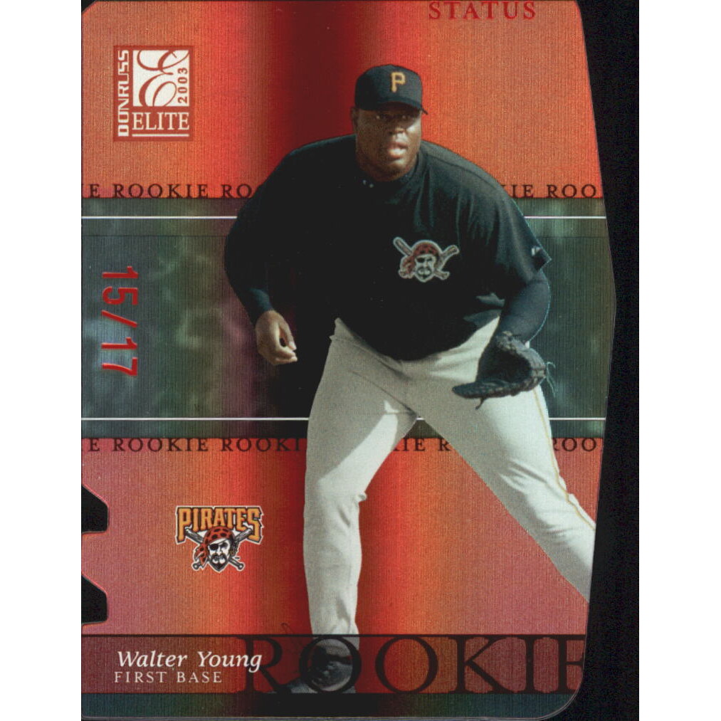 2003 Donruss Elite Status #194 Walter Young ROO/17. rookie card picture