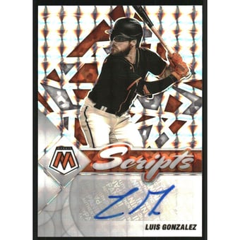 2022 Panini Mosaic Scripts #64 Luis Gonzalez