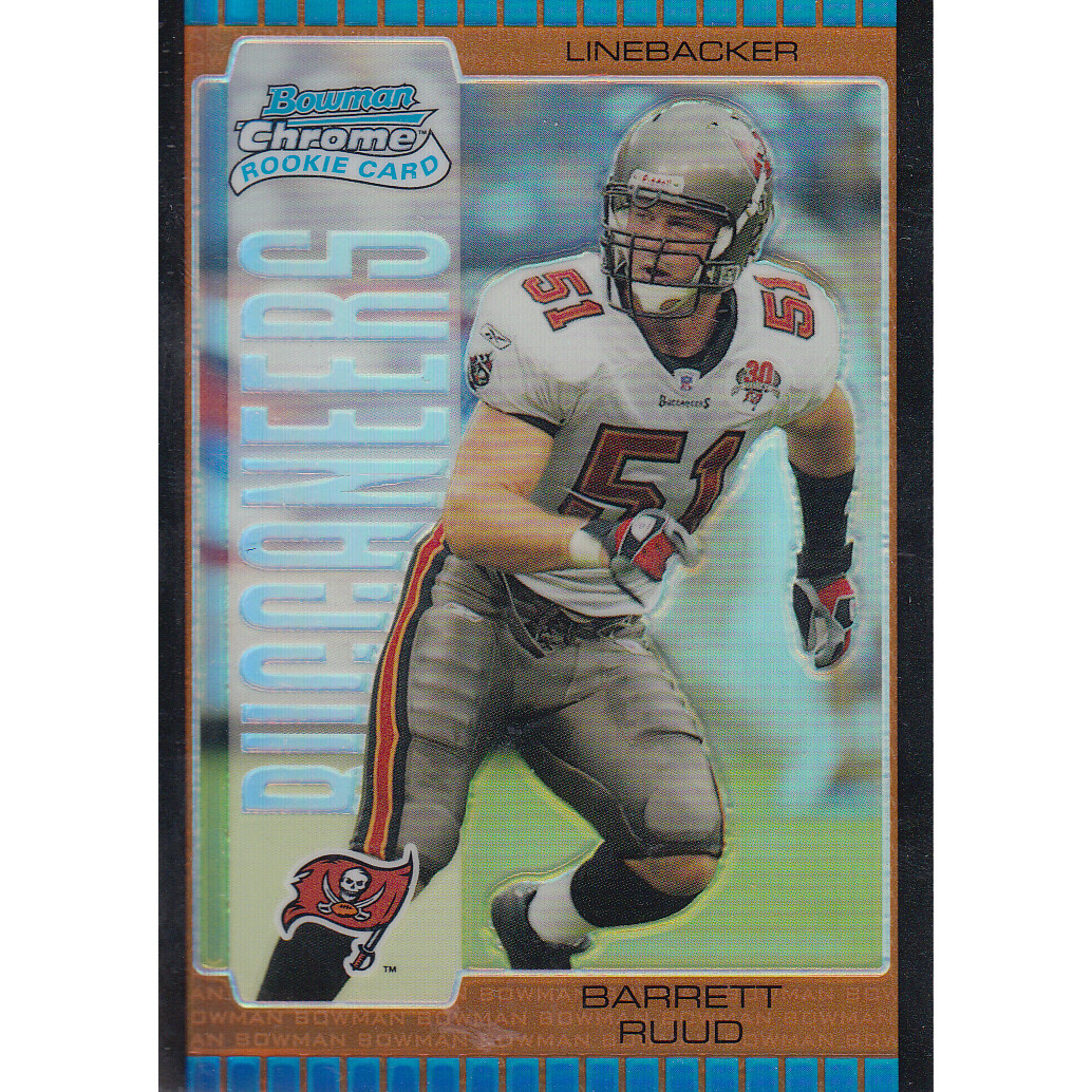 2005 Bowman Chrome Bronze Refractors #140 Barrett Ruud
