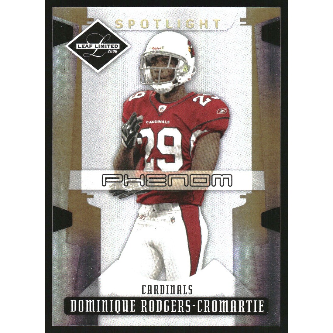 2008 Leaf Limited Gold Spotlight #232 Dominique Rodgers-Cromartie