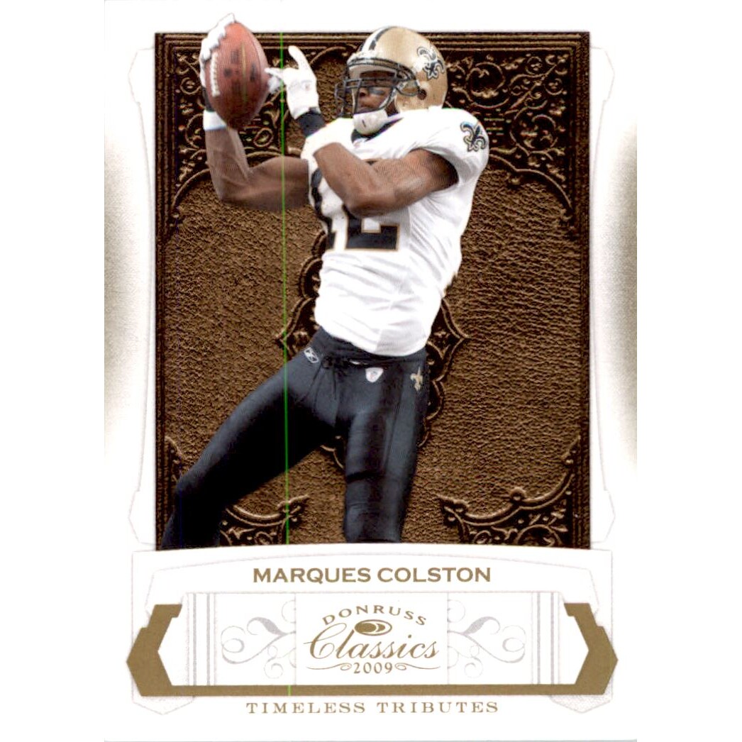 2009 Donruss Classics Timeless Tributes Gold #61 Marques Colston