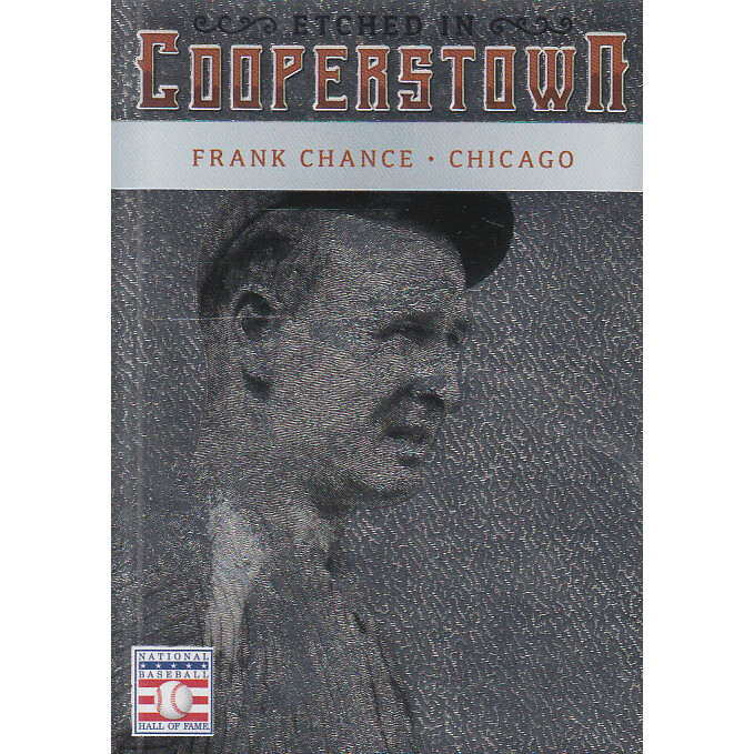 2015 Panini Cooperstown Etched in Cooperstown Silver #21 Frank Chance
