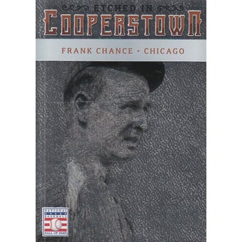 2015 Panini Cooperstown Etched in Cooperstown Silver #21 Frank Chance