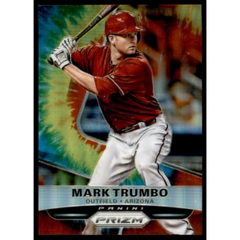 2015 Panini Prizm Prizms Tie Dyed #108 Mark Trumbo