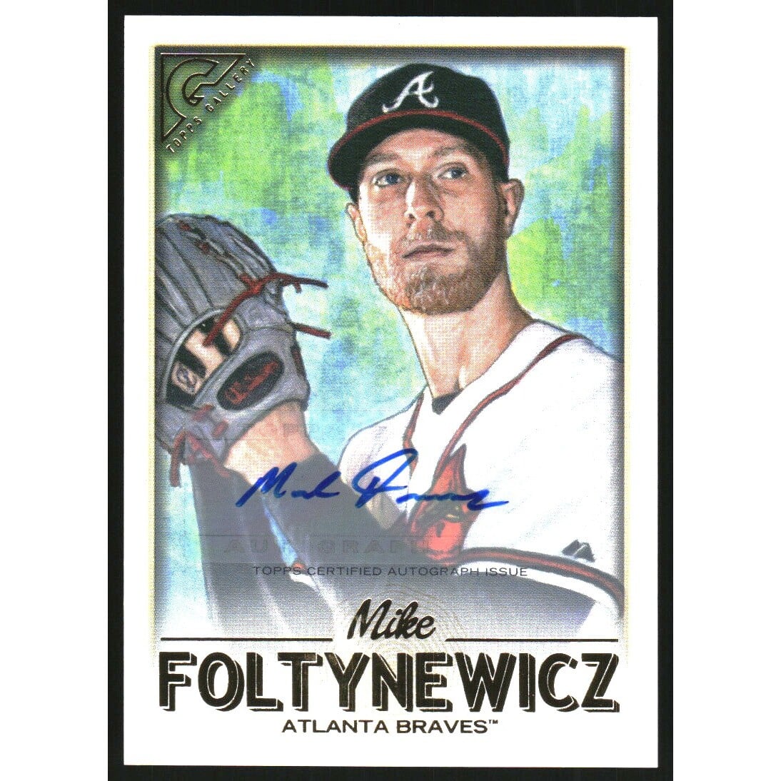 2018 Topps Gallery Autographs #24 Mike Foltynewicz