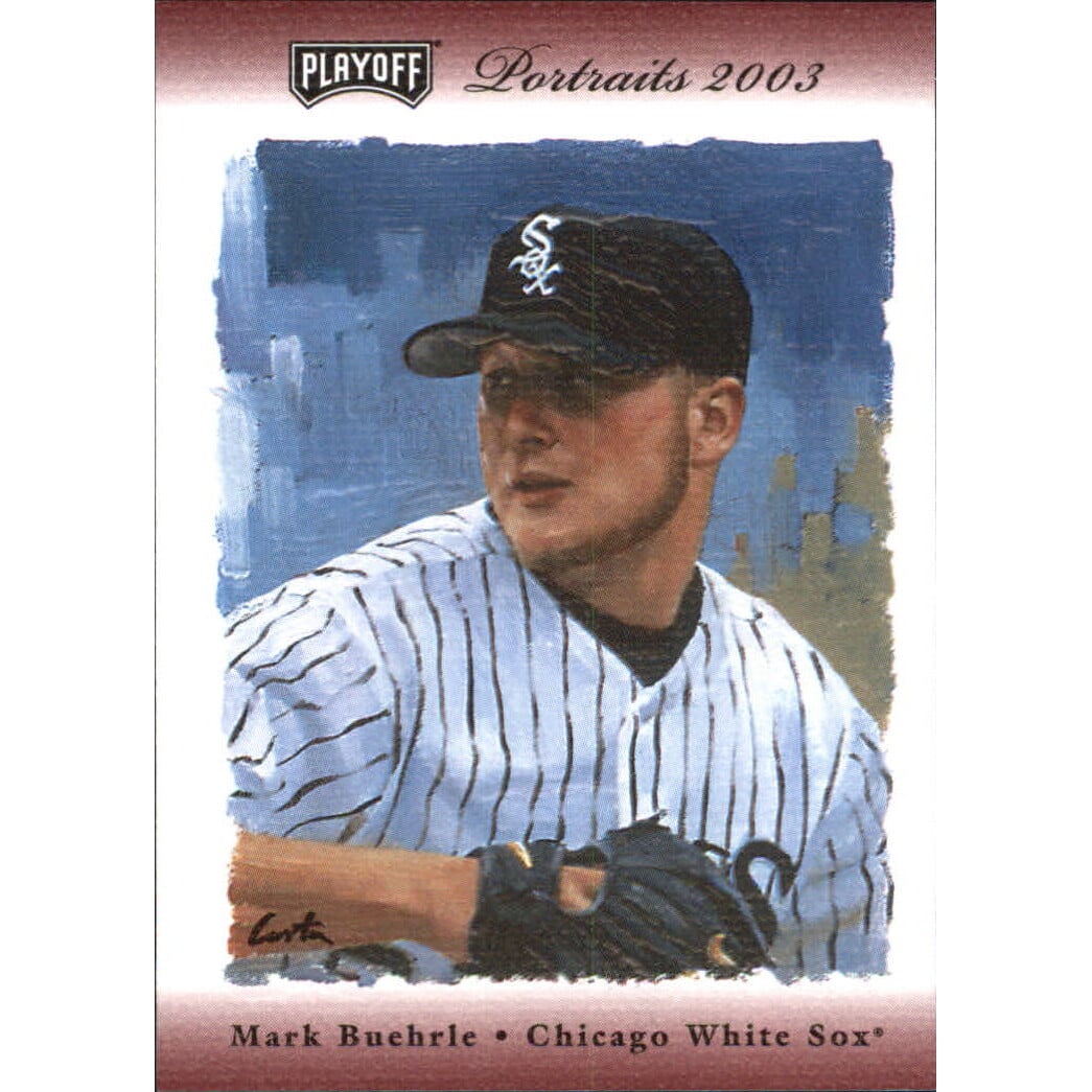 2003 Playoff Portraits National Red #42 Mark Buehrle