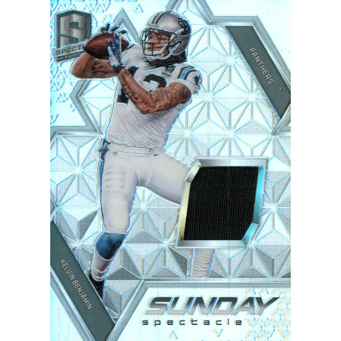 2016 Panini Spectra Sunday Spectacle Jerseys #17 Kelvin Benjamin/199