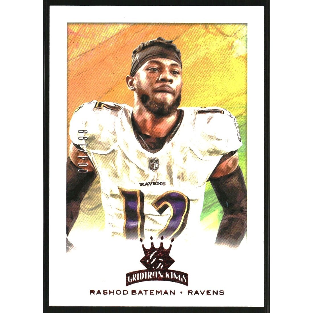 2021 Panini Chronicles Gridiron Kings Red #28 Rashod Bateman