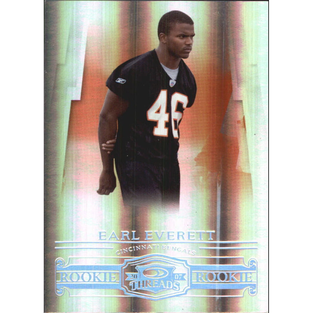 2007 Donruss Threads Silver Holofoil #172 Earl Everett. rookie card picture